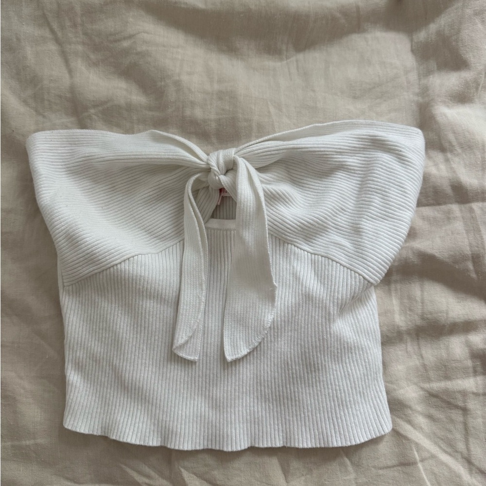 Elegant White Off-Shoulder Top